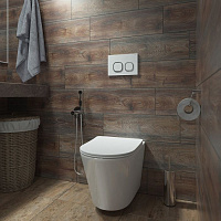 Клавиша смыва, универсальная, белая, Uniglass, 001, IDDIS, UNG01WCi77