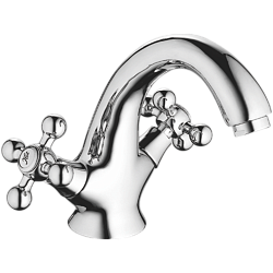 Смеситель для раковины, латунь, хром HB10191