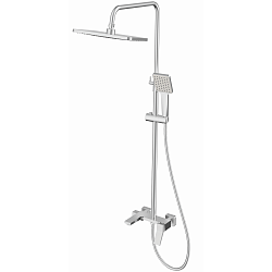 Душевая система, тропический душ, латунь, хром, HB24818