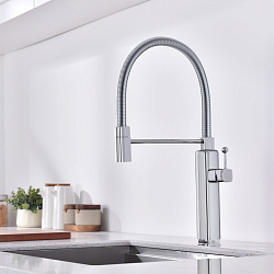 Смеситель для кухни Vincea VKF-101CH, хром, , шт