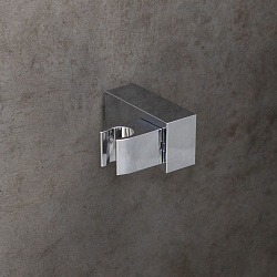 Крепление для душевой лейки, настенное поворотное, пластик/хром LM8079C