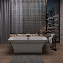 Calipso ванна /Nova Gel/белая(181см*88см*55.5см) Ванны/AQUA DE MARCO