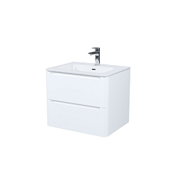 Тумба с умывальником, подвесная, 60 см, белая, Edifice, IDDIS, EDI60W0i95K