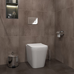 Corpa Nera Bonini/Бонини  клавиша смыва, двойной смыв, хром глянец