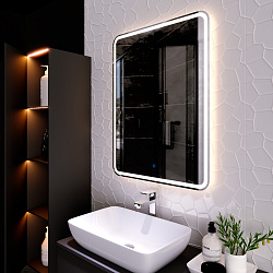 Зеркало/LED-подсветка(68,5см*89см)/сенсор. выключатель Balaton/AQUA DE MARCO