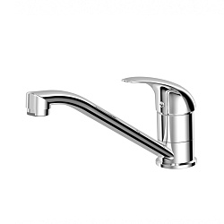 SUNA Cмеситель для кухни с низким поворотным изливом, хром