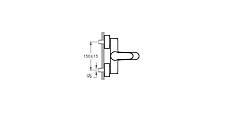 Root Round Смеситель Root Round для ванны/душа, матовый черный
