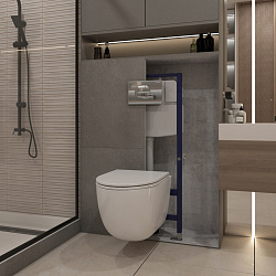 Corpa Nera Paganini/Паганини  клавиша смыва, двойной смыв, хром глянец