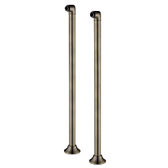 Комплект колонн 2 шт. для установки смесителя на пол ванны, высота 86,4 см, латунь/бронза