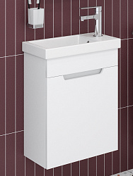 Тумба подвесная CITY 45 /1 дв/правая/раковина Фостер (45см)/AQUA DE MARCO