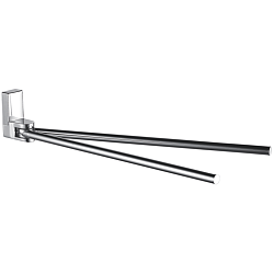 Держатель для полотенец, двойной, поворотный 400 мм, хром HB8812