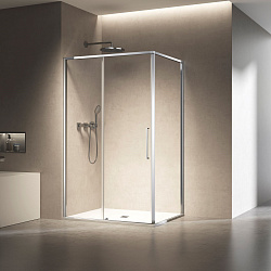 Душевой уголок Slim 8mm VSR-6SL8013CL, 1300*800, хром, стекло прозрачное, , шт