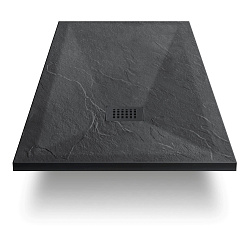 Поддон для душа из искусственного камня VST-4SR9011A, 1100*900*25, антрацит, , шт
