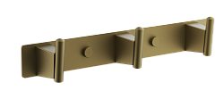 Планка с крючками (3), брашированное золото B91315-3