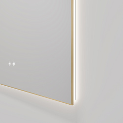 Зеркало LED VLM-3BE500 500х700 c сенсорным выключателем и диммером, , шт