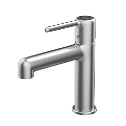 Cмеситель для умывальника, хром матовый, Aiger, IDDIS, AIGBC00i01