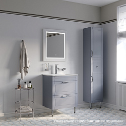 Тумба напольная, 60 см, светло-серый, Oxford, IDDIS, OXF60L0i95 подходит умыв. 0136000i28