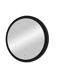 Зеркало "Planet black Led" D 1000 с бесконтактным сенсором, теплая/холодная, ЗЛП1445