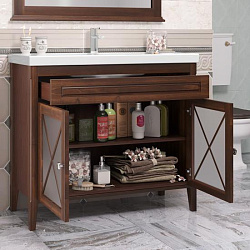 Тумба Opadiris Палермо 100, цвет светлый орех (под раковину CeraStyle FRAME 100)