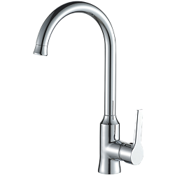 Смеситель для кухни, латунь, хром HB70652