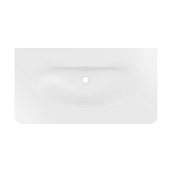 Раковина Caprise VCB-4CA100MWLG, Corian, цвет белый матовый + светло-серый матовый, , шт