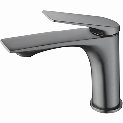 Смеситель для раковины, латунь, оружейная сталь HB10816-3