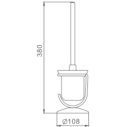 Напольный ершик HB910