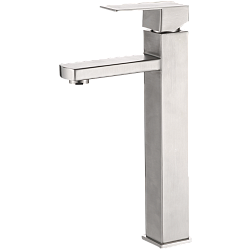 Смеситель для раковины высокий, нержавеющая сталь HB11803