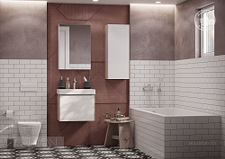 Тумба-умывальник Асти 55 белый/ясень шимо (Адриана 55)