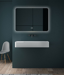 Зеркало LED VLM-3BE800-2 800х600 c сенсорным выключателем и диммером, антизапотевание, , шт