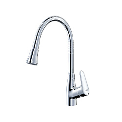MESELI Cмеситель для кухни с гибким изливом, хром