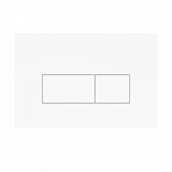 Corpa Nera Grossi/Гросси клавиша смыва, двойной смыв, белый