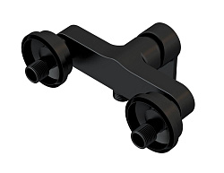 Смеситель для душа BRASKO BLACK однорычажный, черный