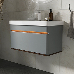 Тумба подвесная Elegante 80.1Y Мэйджик/Дуб голиано (9595-80v) 