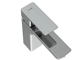 Вывод Смеситель для раковины GEO однорычажный клик клак