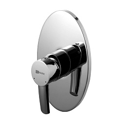 Встраиваемый смеситель для душа, на один выход, без аксессуаров, хром