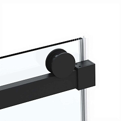 Душевая дверь Como Soft VDS-1CS120CLB, 1200, черный, стекло прозрачное, , шт