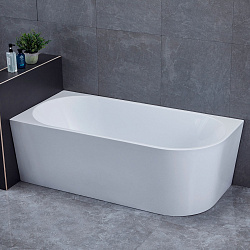 Ванна акриловая Vincea VBT-402-1800L, 1800*800*580, цвет белый, левая, щелевой перелив, , шт