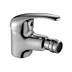 Смеситель для биде, высота излива 4,5 см, длина 9 см, латунь/хром, A35-51