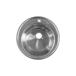 BAS51S0i77, Мойка, нерж. cталь, сатин, D510, Basic, ID