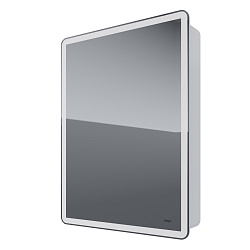 DREJA.eco Шкаф зеркальный POINT, 60 см, 1 дверца,  инфракрасный выкл, LED-подсветка,