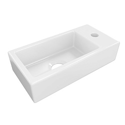 Corpa Nera Longo/Лонго 37 раковина накладная правая, белый