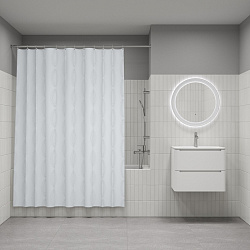 Штора для ванной, 200x180 см, Полиэстер, IDDIS, BD06P18i11