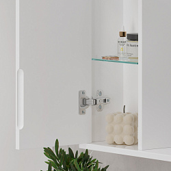 Зеркало-шкаф Lake 80 левое (белый)