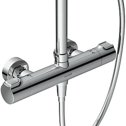 см.64528Душевая система ODRA (смеситель термостатический) 3 режима шланг 150 PVC