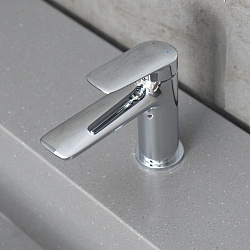 VERBA Смеситель для умывальника монолитный, хром, LM11406C