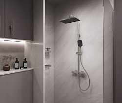 Душевая стойка Core VSFS-4CO1BN с изливом, брашированный никель, , шт