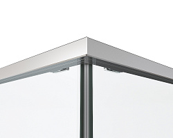 Душевой уголок Ultima VSS-7UL8080CLGM, 800*800, вороненая сталь стекло прозрачное, , шт