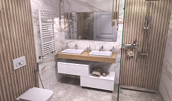 Столешница Unit 140, дуб французский, фанера, HPL-поверхность