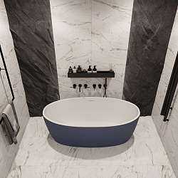 Corpa Nera Bosso/Боссо ванна акриловая отдельностоящая 170х76х58, белый матовый